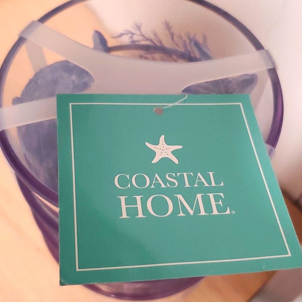 Set of 4 Coastal Home Cups